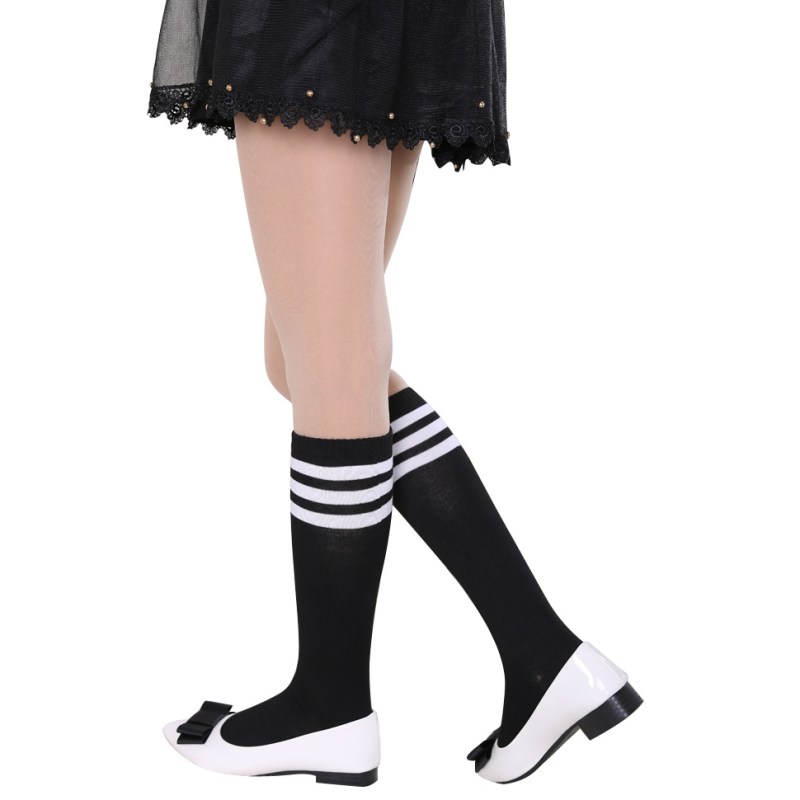 Sexy Women Girl Thigh High Striped Socks Stockings Stre